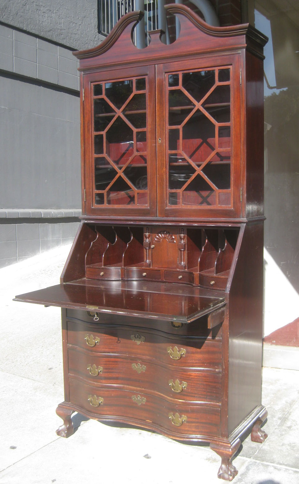 UHURU FURNITURE & COLLECTIBLES: SOLD - Mahogany Secretary ...