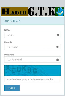 DHGTK (Daftar Hadir Guru Tenaga Kependidikan)