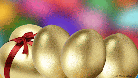 Huevos de Pascua. Monas de Pascua podemitas.