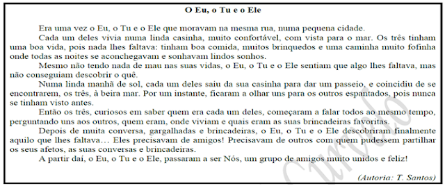 Interpretação de Conto Popular - Fundamental 2