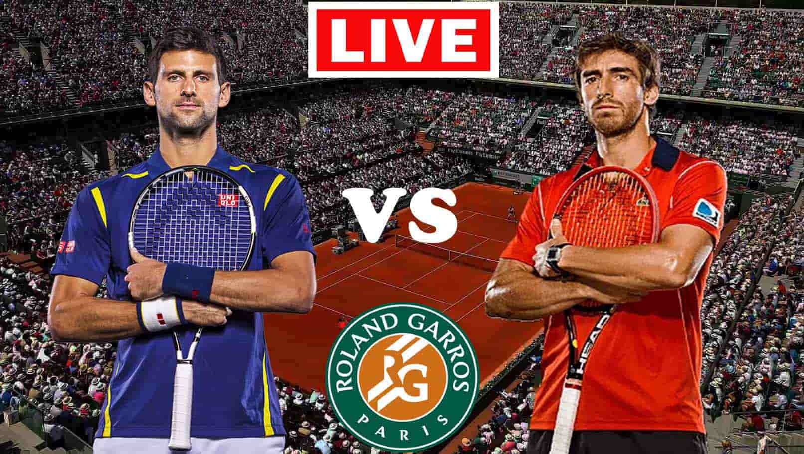 Novak Djokovic vs. Pablo Cuevas EN VIVO Roland Garros.