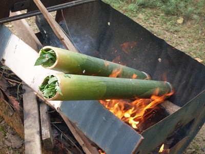 Resepibox: Ayam Pansuh Umbut Pisang