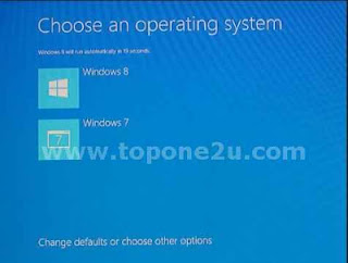 windows 7 windows 8 dual boot option