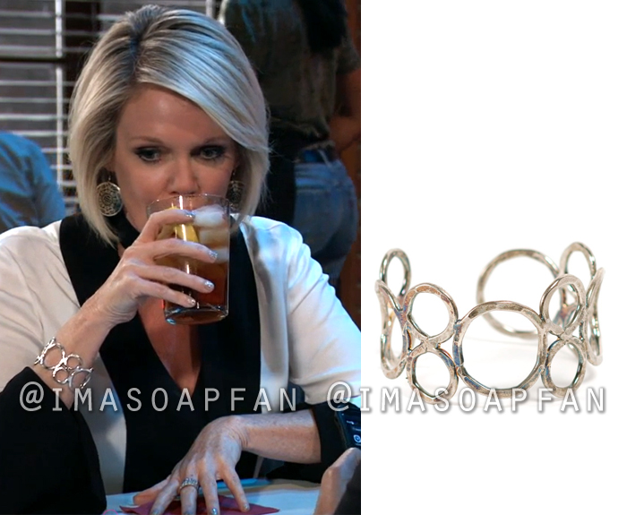 Ava Jerome, Maura West, Circle Cuff Bracelet, General Hospital, GH