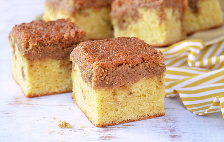 Torta con coco y café