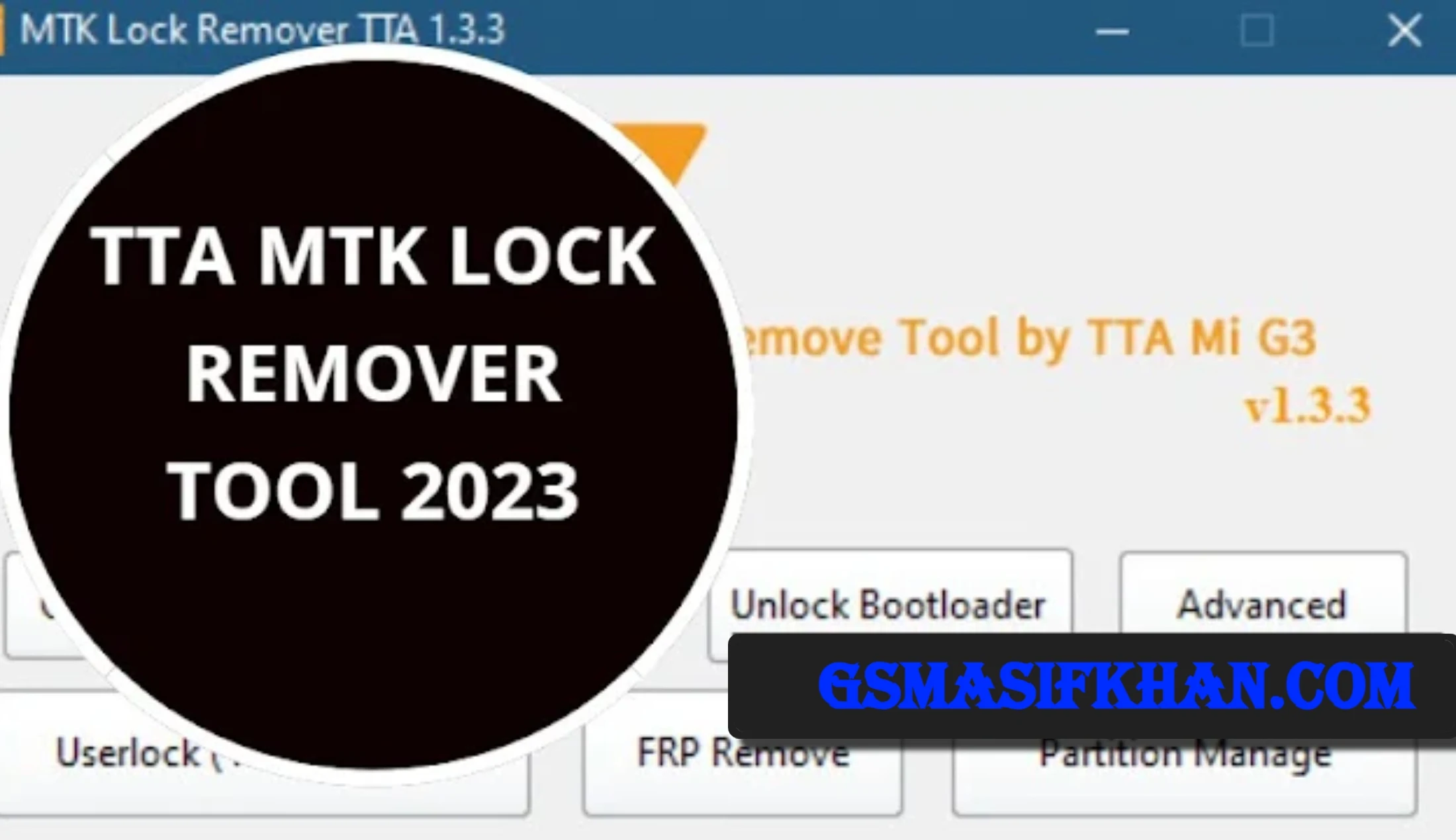 TTA MTK Tool Version 1.3.3