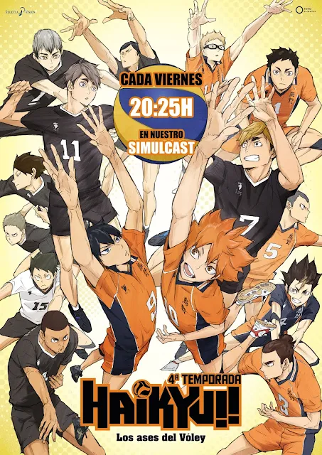 El Simulcast de Haikyu!! vuelve hoy viernes 2 de octubre a la web de Selecta Vision.