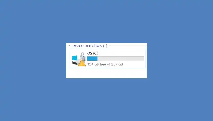 Cara Menghilangkan Tanda Seru Segitiga Kuning pada Drive C di Windows 11