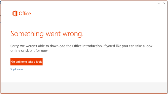 Office Error Code 0-1005