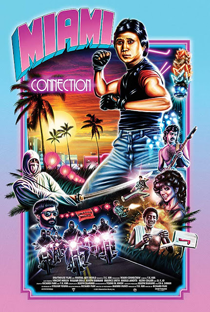 Movie poster for Drafthouse Films 1987 cult classic Miami Connection