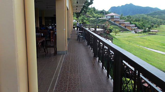 view of acacio golf hotel from the clubhouse of san juanico park golf and century club