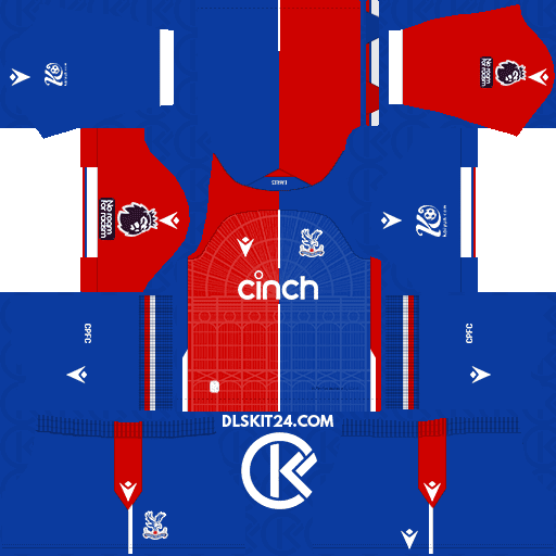 Crystal Palace Kits 2023-2024 Macron - Dream League Soccer Kits 2024 (Home)