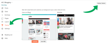 Blogger Theme Backup