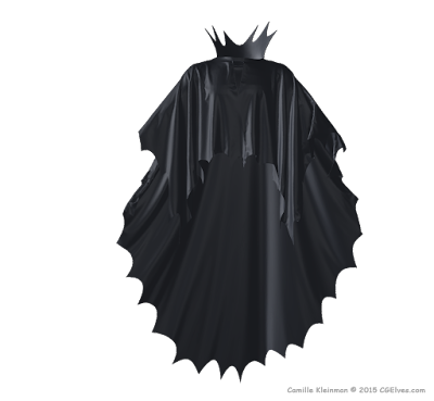 Marvelous Designer Cape from CGElves MarvelousDesigner Beginner Course