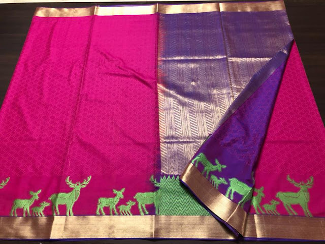  KANCHEEPURAM SOFT SILKS SAREE