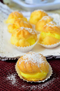 RESEPI CREAM PUFF PALING GEBU, LEMBUT, SEDAP! - Sharing My 