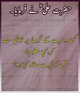 hazrat ali a.s quotes in english
