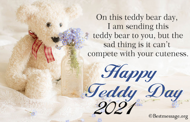 Teddy Day Wishes 2021, Teddy Bear Messages