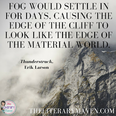 The literary nonfiction Thunderstruck by Erik Larson follows Guglielmo Marconi's experimentation with, and invention of, the wireless telegraph. This invention is tested and gains worldwide attention when it leads to the apprehension of two fugitives. Read on for more of my review and ideas for classroom use.  