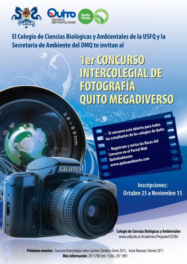 1er Concurso Intercolegial de Fotografía Quito Megadiverso