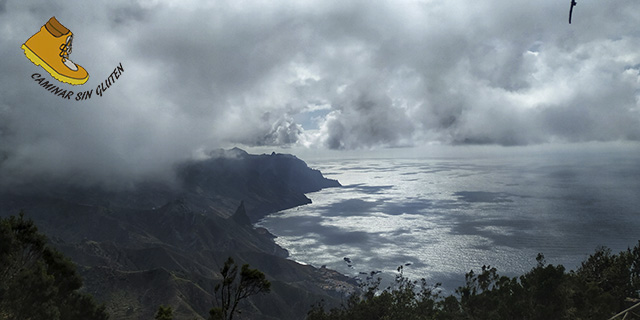 Vista del la costa noreste de Tenerife desde el Mirador Cabezo del Tejo