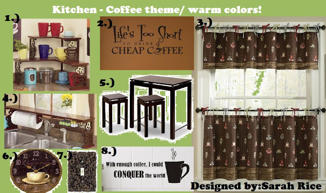 Coffee Kitchen Theme Decor Sets | Home Goods Kitchen