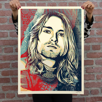 OBEY Giant “Kurt Cobain – Endless Namless” Screen Print by Shepard Fairey