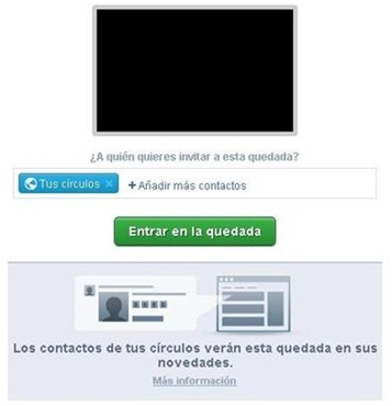 Invitar a la quedada en Google  con videos de Youtube