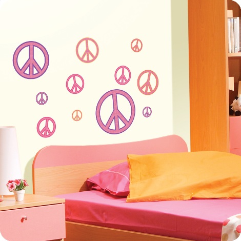 Peace Sign Decorations For Bedrooms