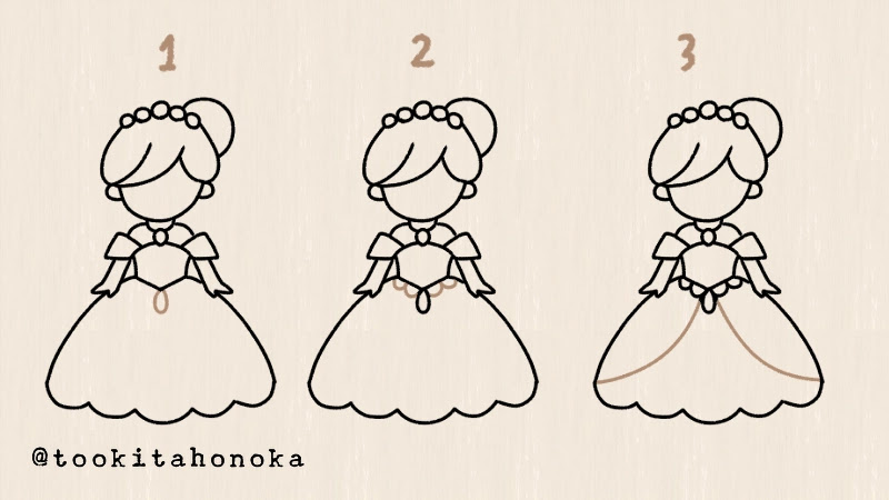 シンデレラのイラストの簡単かわいい描き方 童話 手書き ボールペン 手帳用 How To Draw Easy Cinderella 遠北ほのかのイラスト サイト シンデレラのイラストの簡単かわいい描き方 童話 手書き ボールペン 手帳用 How To Draw Easy Cinderella 遠北ほのかのイラスト サイト