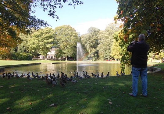 In the gardens at Towneley Hall, Burnley, Lancs. 07/10/2010