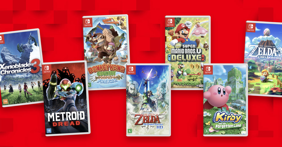 TODOS OS JOGOS DA NINTENDO EM PORTUGUÊS NO NINTENDO SWITCH 