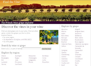 Find the wine map site