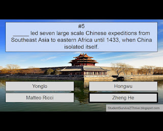 The correct answer is Zheng He.