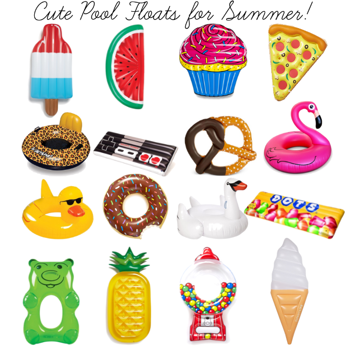 A Memory Of Us: cute pool floats for summer