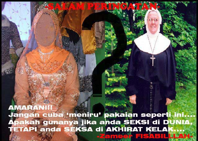 Ruangan Bersama Shabab: PERHATIAN!!! Tudung Di Akhir Zaman 