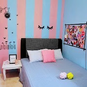 Ide 68+ Kombinasi 2 Warna Cat Kamar Tidur Biru Dan Pink