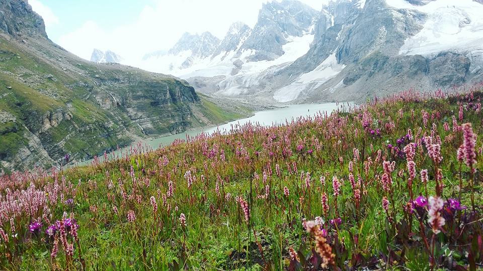 Chitta Katha Lake (Chitta Katha Sar) Shounter Valley Neelum valley. Chitta Katha Lake trek. Hari Parbat Peak view from Chitta Katha Lake