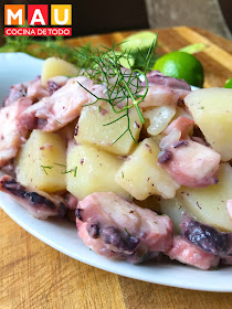 ensalada pulpo con papa limon facil verano cuaresma