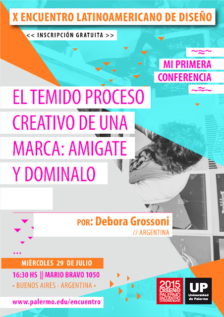 Encuentro Latinoamericano de Diseño de la UP Charla sobre creatividad diseño grafico proceso creativo