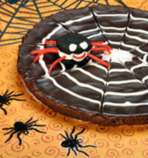 Spider Web Brownies