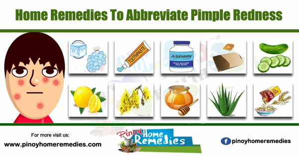 Home Remedies To Abbreviate Pimple Redness