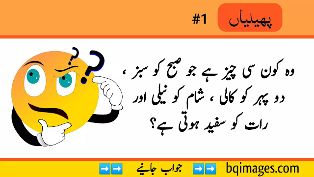 Riddles in Urdu