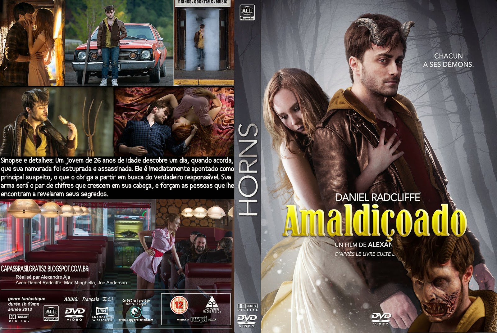 Amaldiçoado (2015) - DVD Capa