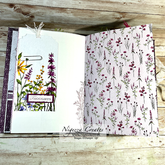 Non Vintage Dainty Flower Journal Flip Through