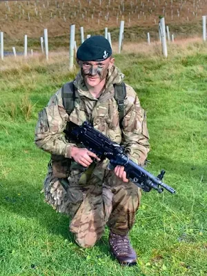 Foto enviada à redação pela família do militar