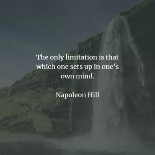 Famous quotes and sayings by Napoleon Hill