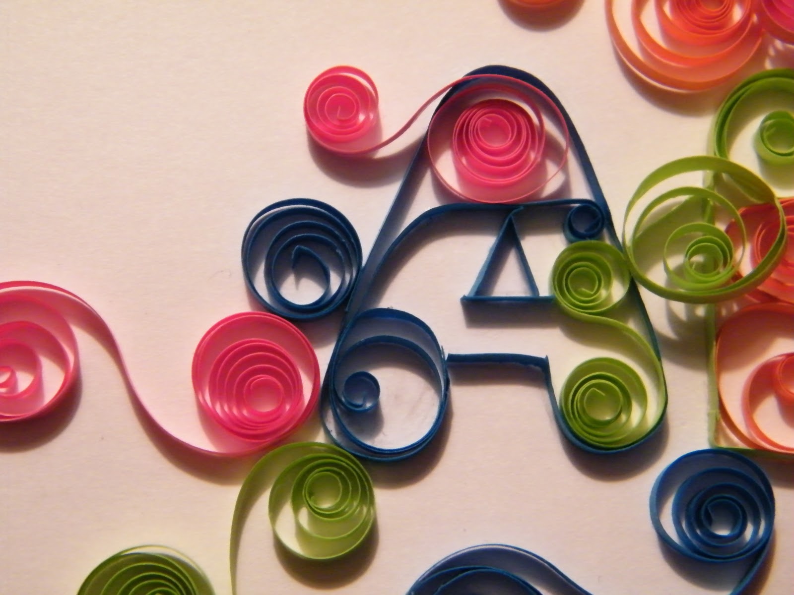 Quilling is simply twirling strips of paper creating a shape then ...