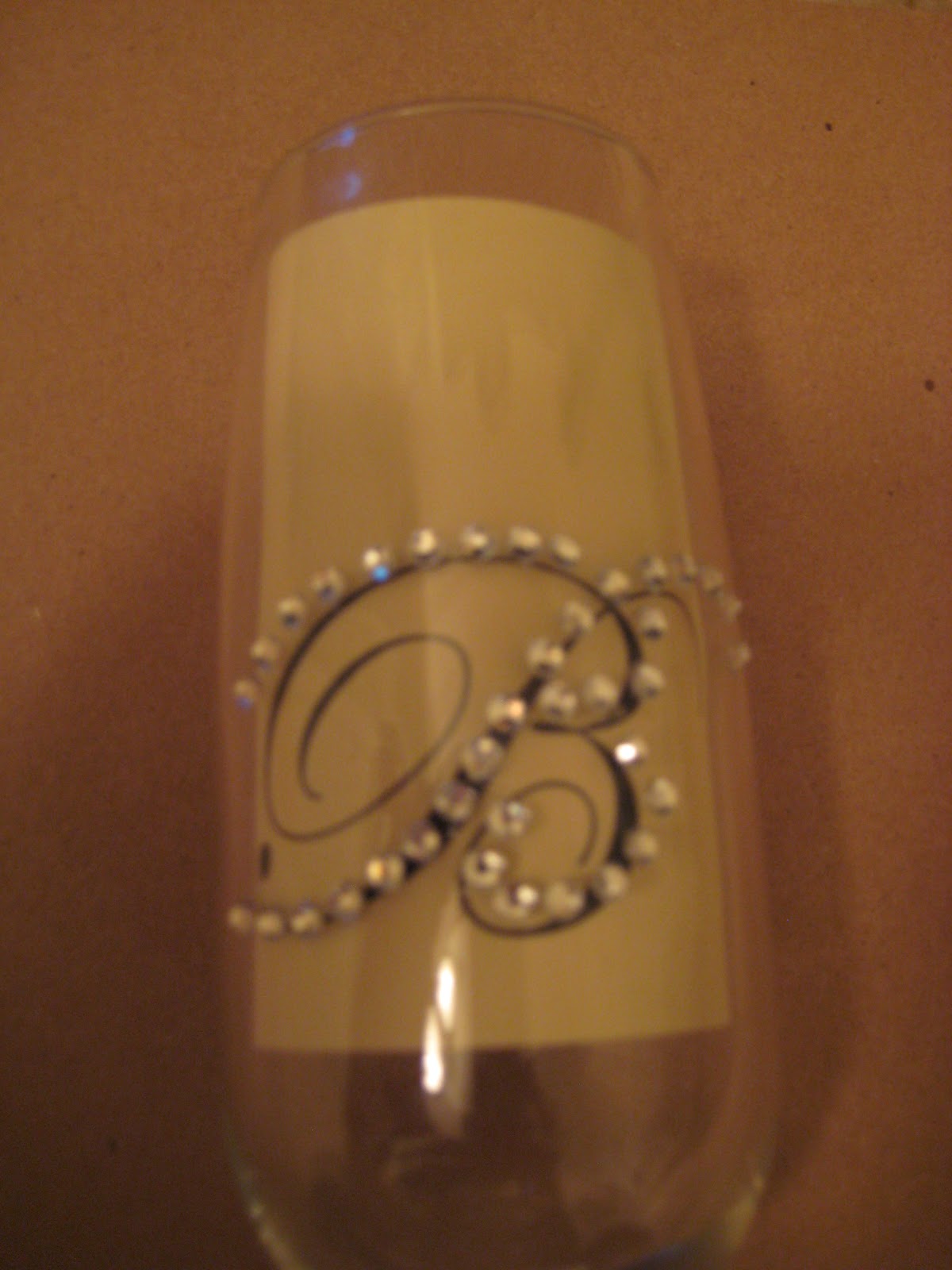 champagne wedding glasses