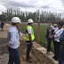 Alcaldesa inspeccionó el avance de obras del estadio de Teno